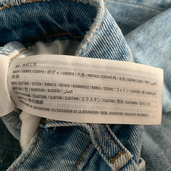 Abercrombie crop wide leg ultra high rise jeans - Picture 8 of 8